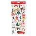 Pebbles - Merry Little Christmas Collection - Stickers with Foil Accents