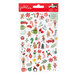 Pebbles - Merry Little Christmas Collection - Mini Sticker Book with Foil Accents