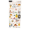 Jen Hadfield - This Is Family Collection - 6 x 12 Cardstock Sticker Sheet with Foil Accents