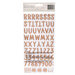 Jen Hadfield - This Is Family Collection - Thickers - Alphabet - Puffy - Copper Foil