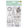 Pebbles - Peek-A-Boo You Collection - Clear Acrylic Stamps - Boy