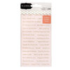 Jen Hadfield - Hey, Hello Collection - Repeat Cardstock Label Stickers with Foil Accents