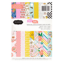 Pebbles - Hey, Hello Collection - 6 x 8 Paper Pad with Foil Accents