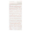 Pebbles - Lovely Moments Collection - Thickers - Phrase - Puffy