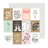 Pebbles - Lovely Moments Collection - 12 x 12 Double Sided Paper - Lovely Quotes