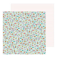 Pebbles - Hey, Hello Collection - 12 x 12 Double Sided Paper - Birdies