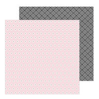 Pebbles - Hey, Hello Collection - 12 x 12 Double Sided Paper - Loves Me