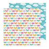 Pebbles - Sun and Fun Collection - 12 x 12 Double Sided Paper - Butterfly Love