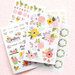 Pebbles - Lovely Moments Collection - Cardstock Sticker Book with Foil Accents