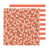Jen Hadfield - The Avenue Collection - 12 x 12 Double Sided Paper - Poppy Pl.