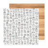 Pebbles - The Avenue Collection - 12 x 12 Double Sided Paper - Third Ave.