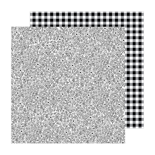 Pebbles - The Avenue Collection - 12 x 12 Double Sided Paper - Flower Dr.