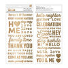 Jen Hadfield - The Avenue Collection - Thickers - Phrase - Puffy - Gold Foil