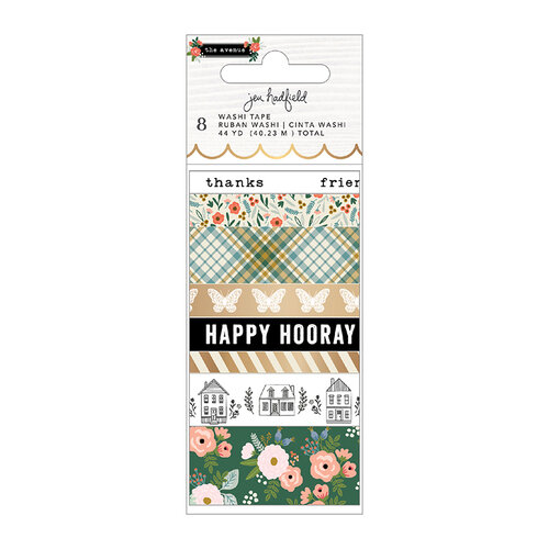 Jen Hadfield - The Avenue Collection - Washi Tape with Gold Foil Accents