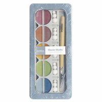 American Crafts - Pebbles - Classic Chalk Set - 10 Piece - Earth Tones