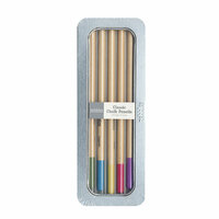 American Crafts - Pebbles - Chalk Pencil Set - 5 Piece - Classic - Pastels
