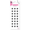American Crafts - Pebbles - Self Adhesive Candy Dots - Black, CLEARANCE