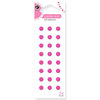 American Crafts - Pebbles - Self Adhesive Candy Dots - Raspberry, CLEARANCE