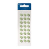 American Crafts - Pebbles - Fresh Goods Collection - Self Adhesive Candy Dots - Spinach Buttons