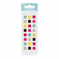 American Crafts - Pebbles - Hip Hip Hooray Collection - Self Adhesive Candy Dots - Square Sequins