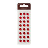 American Crafts - Pebbles - Self Adhesive Candy Dots - Crystal Rouge