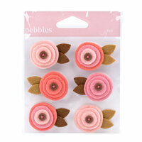 American Crafts - Pebbles - New Arrival Collection - Felt Embellishments - Girl