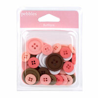 American Crafts - Pebbles - New Arrival Collection - Buttons Girl