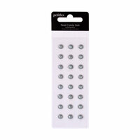 American Crafts - Pebbles - Mr and Mrs Collection - Self Adhesive Candy Dots - Pearl