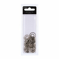American Crafts - Pebbles - Mr and Mrs Collection - Decorative Paper Clips - Spiral