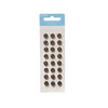 American Crafts - Pebbles - New Addition Boy Collection - Self Adhesive Candy Dots - Brown Buttons