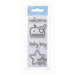 American Crafts - Pebbles - New Addition Boy Collection - Clear Acrylic Stamps