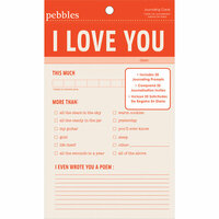 American Crafts - Pebbles - Seen and Noted Collection - 4 x 6 Journaling Cards