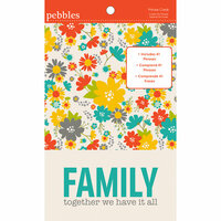 American Crafts - Pebbles - Seen and Noted Collection - 4 x 6 Phrase Cards