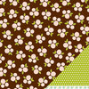 American Crafts - Pebbles - Floral Lane Collection - 12 x 12 Double Sided Textured Paper - With Love