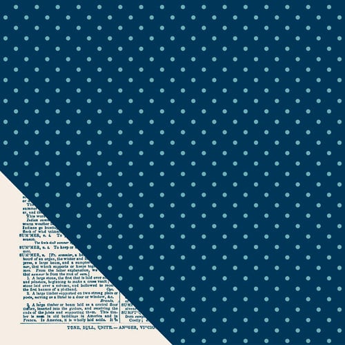 American Crafts - Pebbles - Sunnyside Collection - 12 x 12 Double Sided Paper - Bouncy