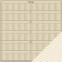 American Crafts - Pebbles - Walnut Grove Collection - 12 x 12 Double Sided Kraft Paper - Cassandra