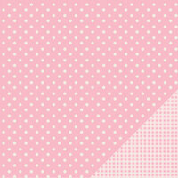 Pebbles - Basics Collection - 12 x 12 Double Sided Paper - Peony Dot