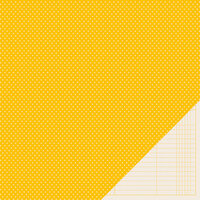 American Crafts - Pebbles - Basics Collection - 12 x 12 Double Sided Paper - Honeycomb Mini Dot