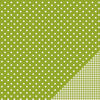 Pebbles - Basics Collection - 12 x 12 Double Sided Paper - Leaf Dot