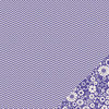 Pebbles - Basics Collection - 12 x 12 Double Sided Paper - Purple Chevron