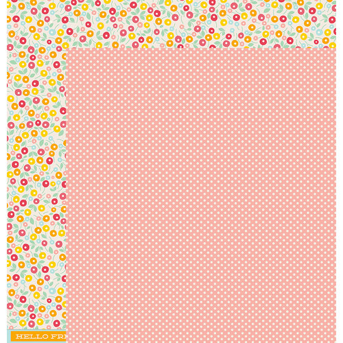 American Crafts - Pebbles - Love You More Collection - 12 x 12 Double Sided Paper - Chloe
