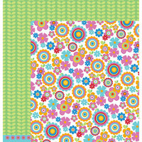American Crafts - Pebbles - Party with Amy Locurto - 12 x 12 Double Sided Paper - Blossoms