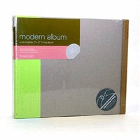 American Crafts - Modern Album - Customizable 12 x 12 D-Ring - Green