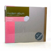 American Crafts - Modern Album - Customizable 12x12 D-Ring - Pink