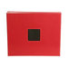 American Crafts - Leather Album - 12x12 - D-Ring - Red