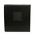 American Crafts - Leather Album - 8.5x11 - Post Bound - Black