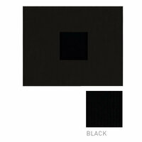 American Crafts - Corduroy Album - 8x8 D-Ring Album - Black
