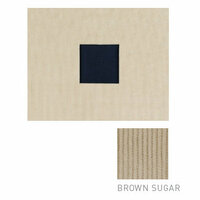 American Crafts - Corduroy Album - 8x8 D-Ring Album - Brown Sugar