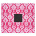 American Crafts - Patterned Album - 12 x 12 - Post Bound - Dark Pink Light Pink Damask