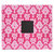 American Crafts - Patterned Album - 12 x 12 - Post Bound - Dark Pink Light Pink Damask